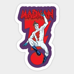 MADMAN Exclamation Bolt Leap! Sticker